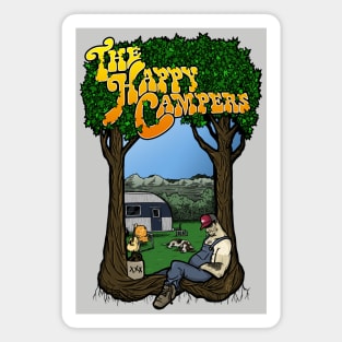 The Happy Campers - Color Lazy Day Magnet